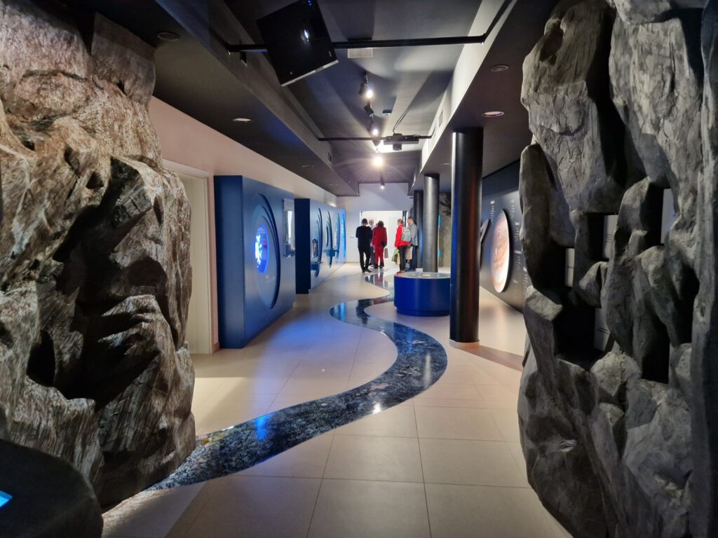 Bat cave and exhibition on water